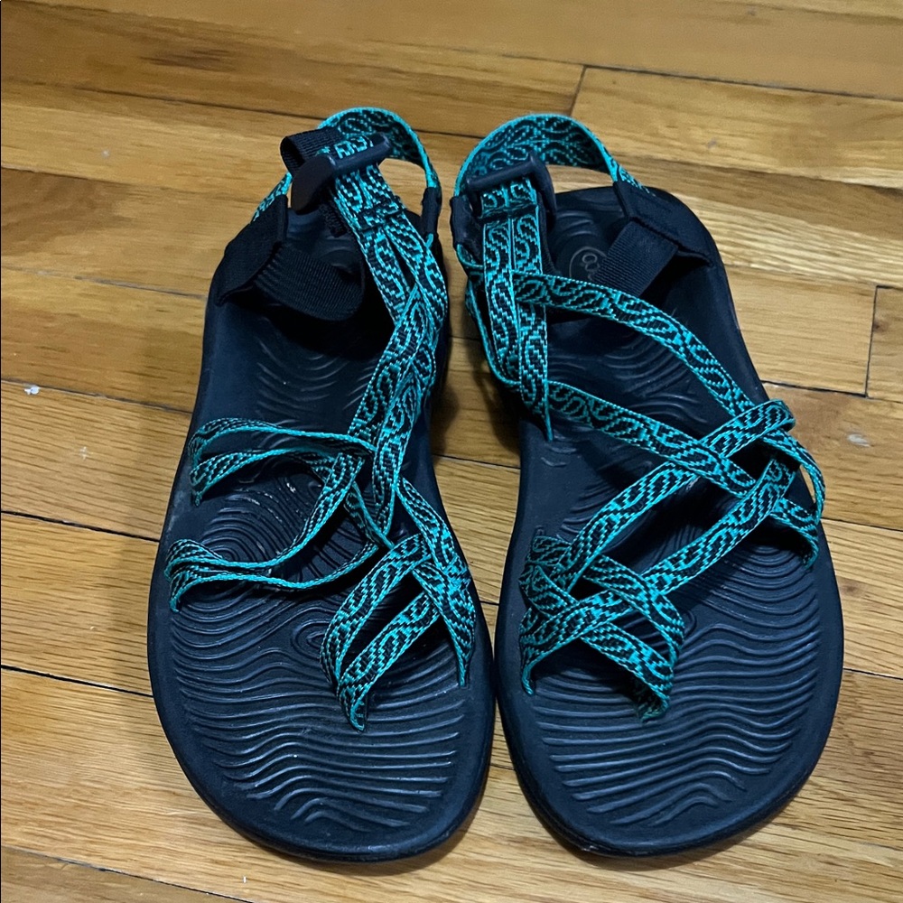 Chaco Women's Sandals - Black and Teal